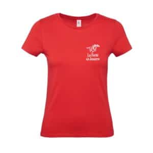T-SHIRT (femme) - Centre Equestre de la Ferté sous Jouarre - Rouge - BC04T