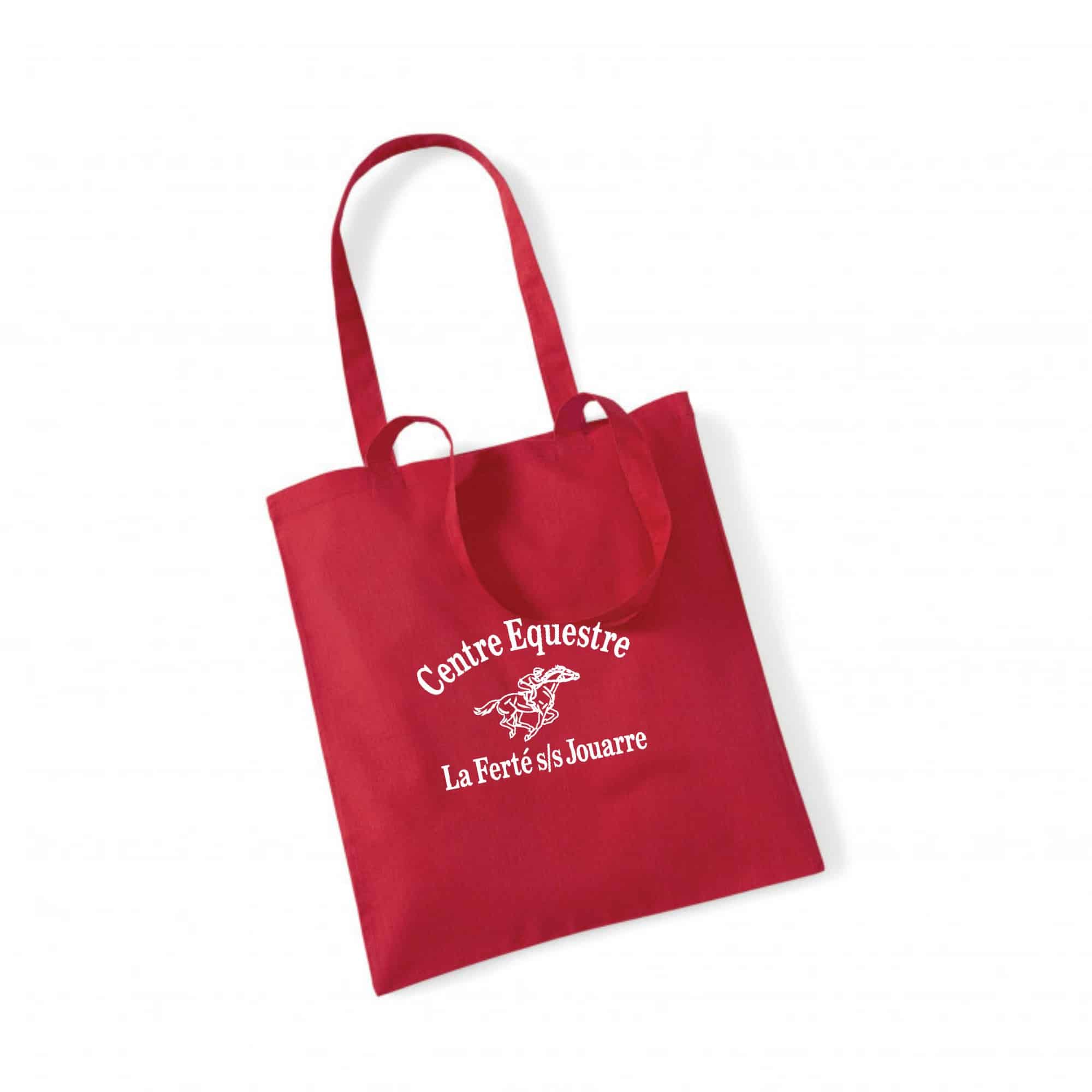 TOTE BAG - Centre Equestre de la Ferté sous Jouarre - Rouge - WM101