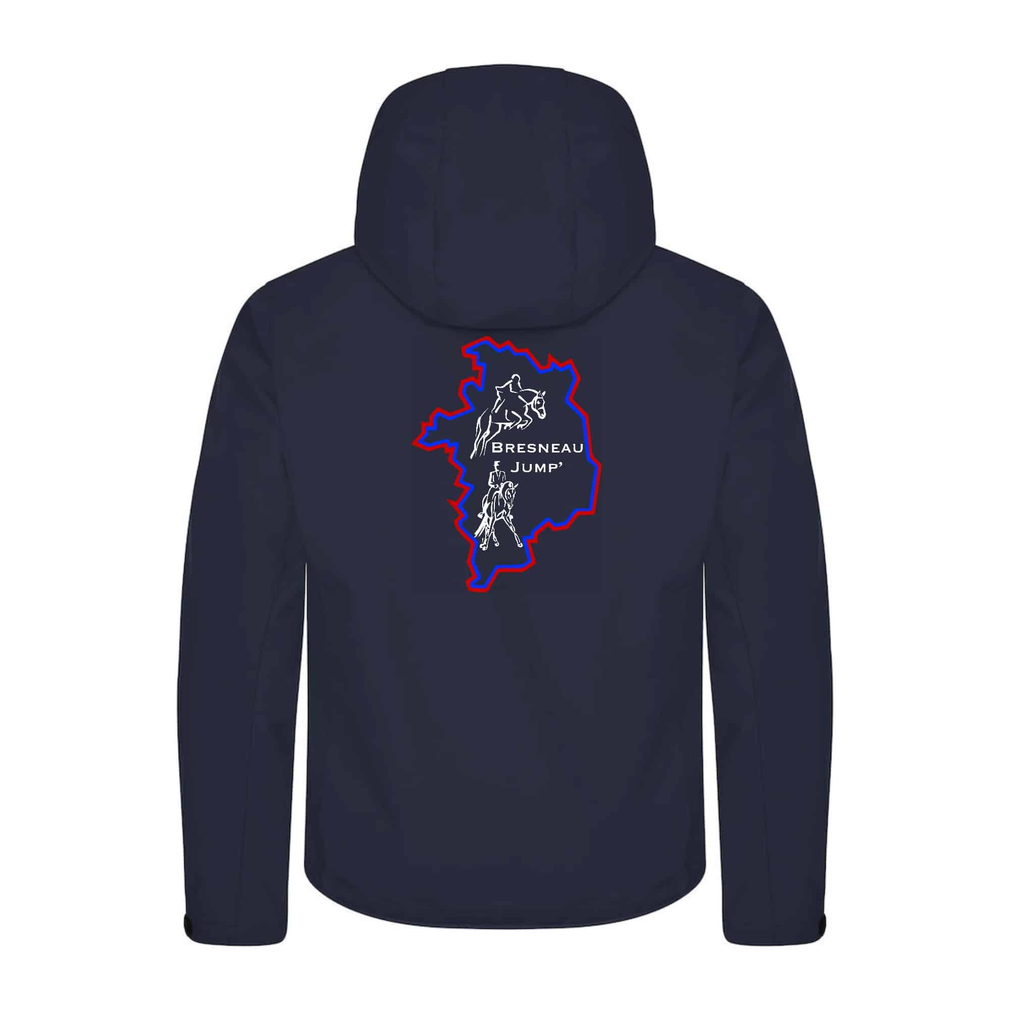 SOFTSHELL "Classic" (homme) - BRESNEAU JUMP' - Navy - 0200912 – Image 3