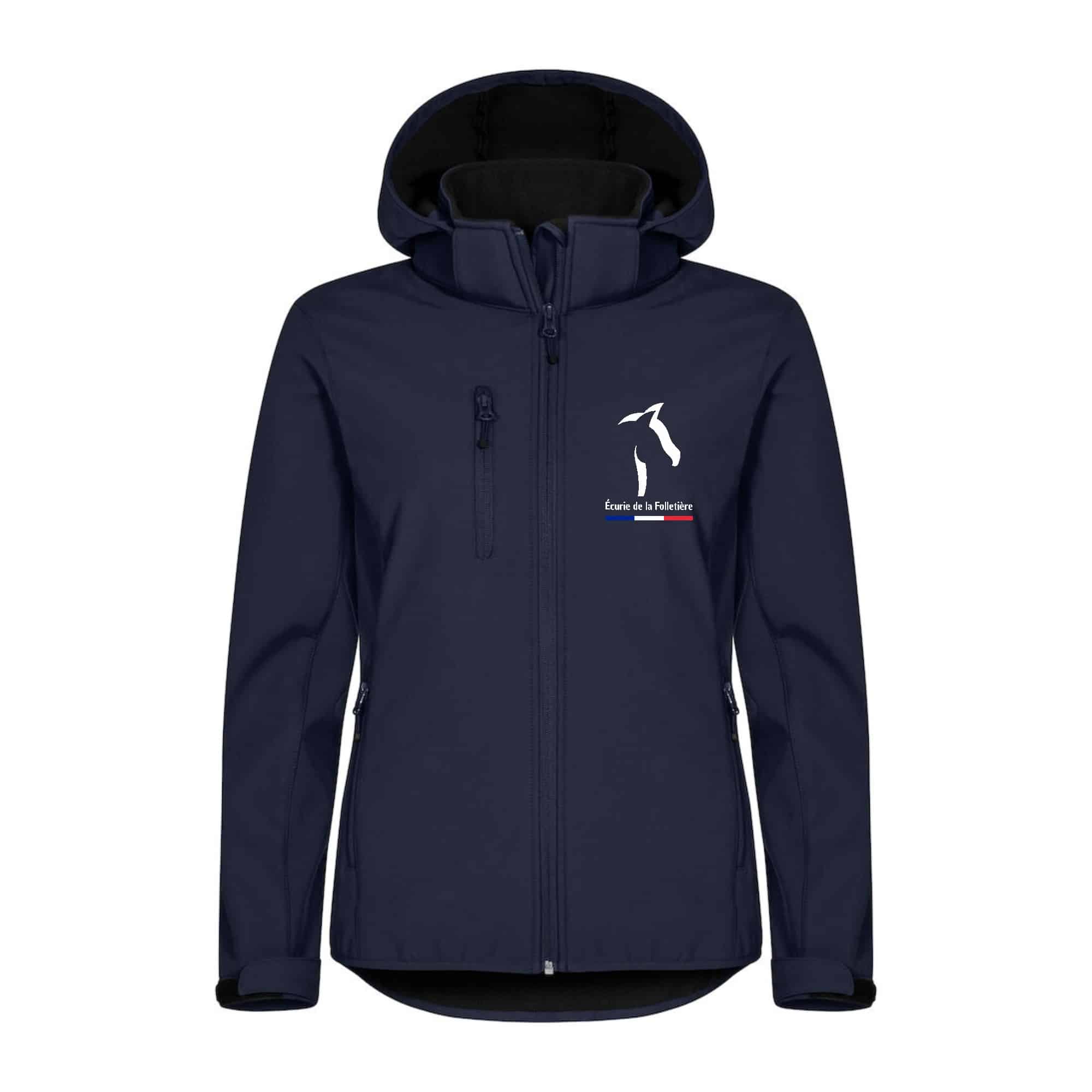 SOFTSHELL "Classic" (femme) - Ecurie de la folletiere - Navy - 0200917
