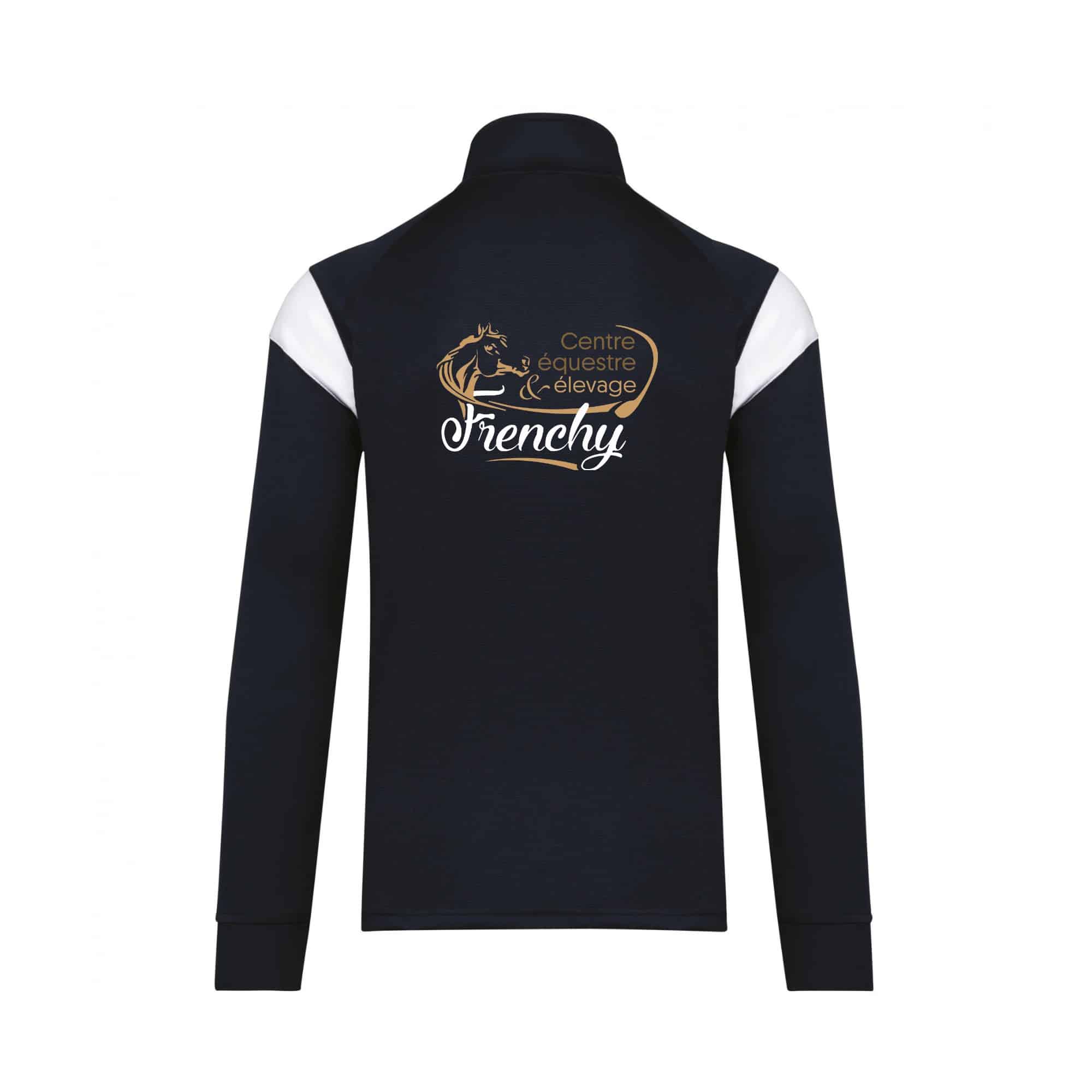 Veste de survêtement zippée (enfant) - ELEVAGE FRENCHY - Navy - PA391 – Image 2