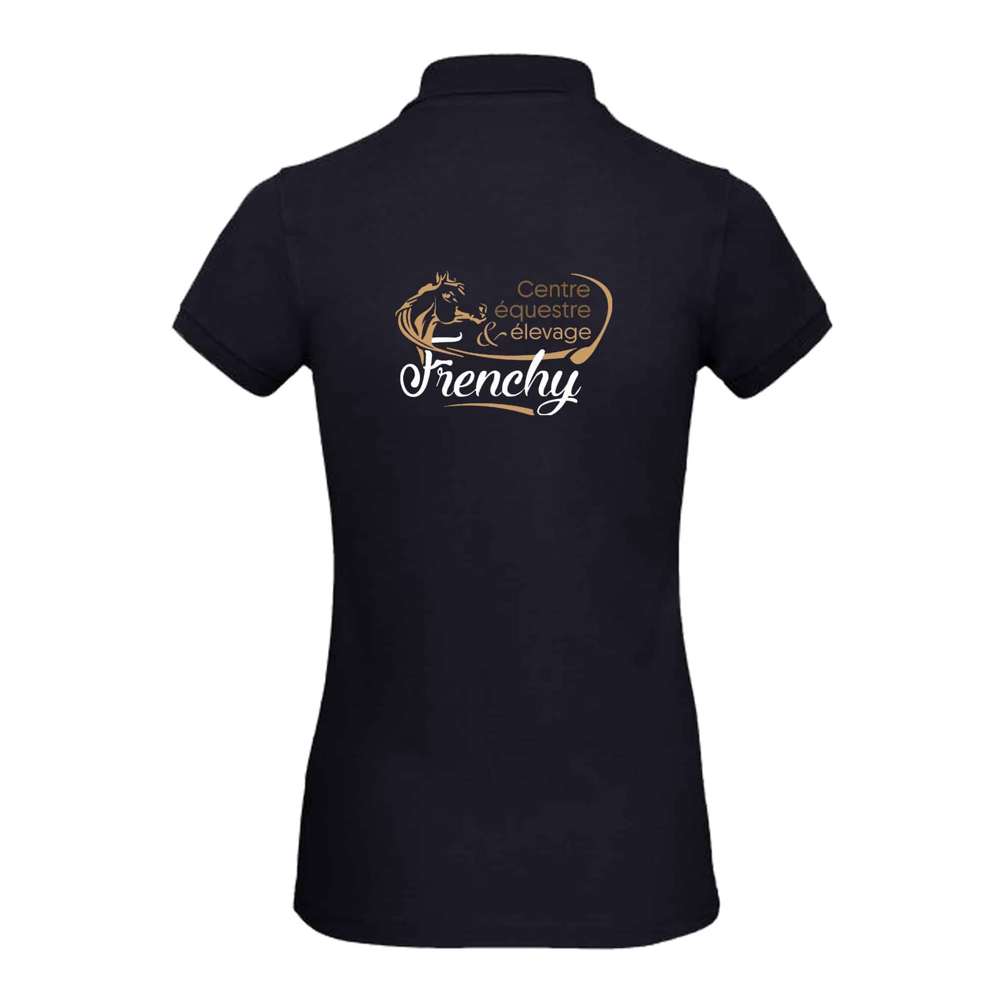 POLO (femme) - ELEVAGE FRENCHY - Navy - BCI1F – Image 3