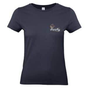 T-SHIRT (femme) - ELEVAGE FRENCHY - Navy - BC04T