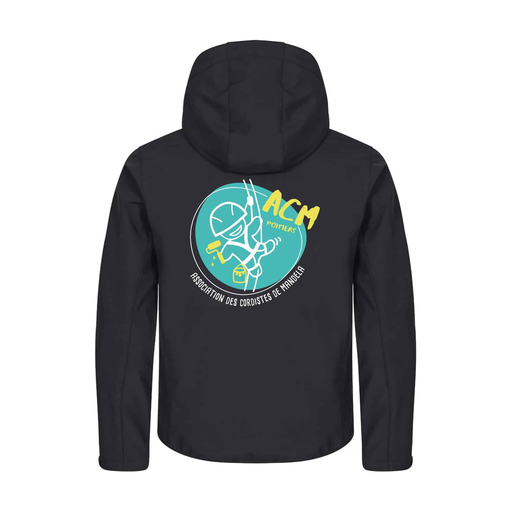 SOFTSHELL "Classic" (homme) - Les cordistes de Mandela - 0200912 – Image 3