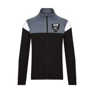 Veste de survêtement zippée (unisexe) - Avenir de la septaine - Noir - PA390