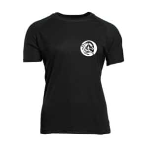 T-Shirt respirant (femme) - Gold ranch - Noir - PK141