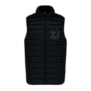 DOUDOUNE SANS MANCHES (enfant) - Ecurie de goupillon - Noir - K6115