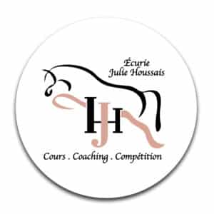 STICKER ROND - Ecurie Julie Houssais - STI001