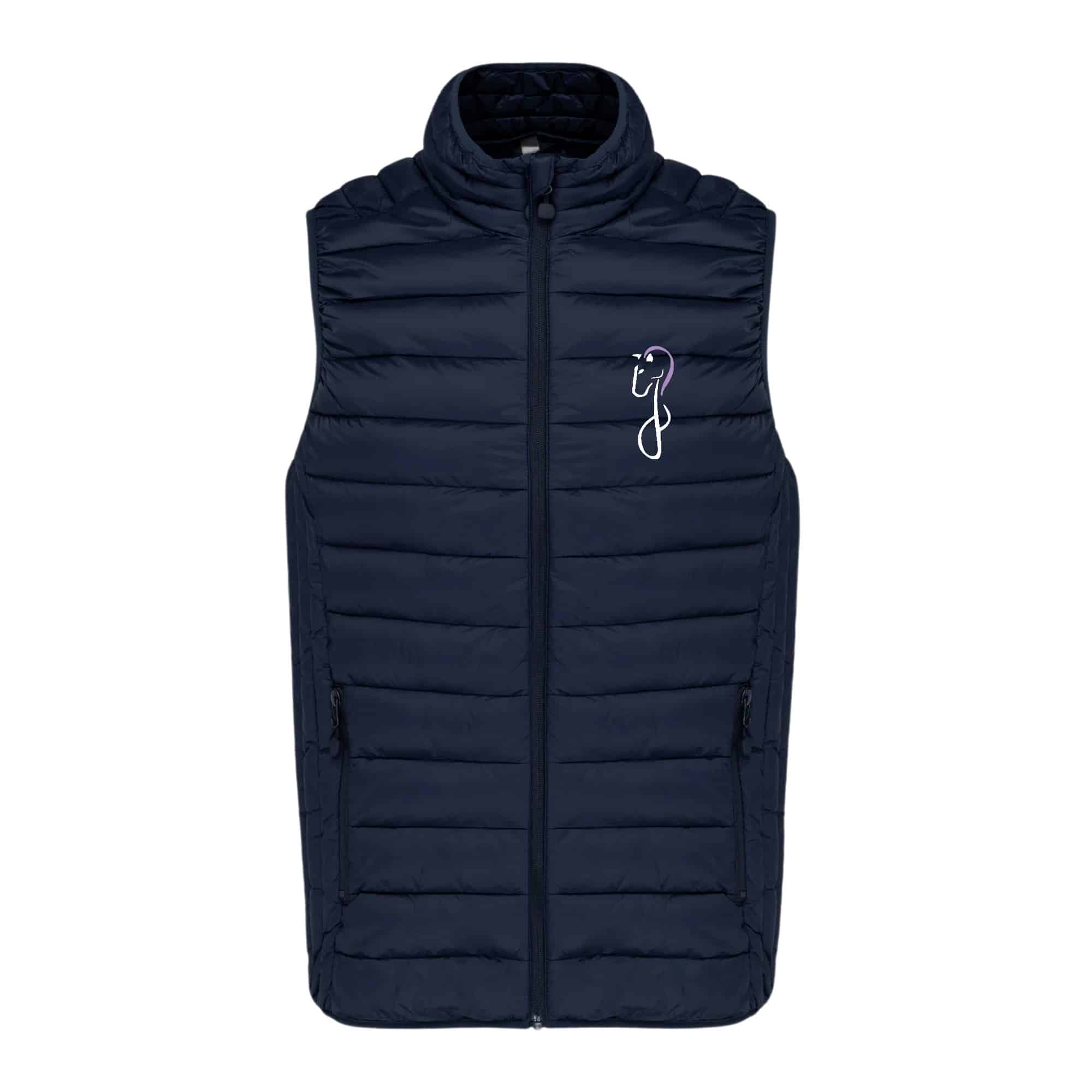 DOUDOUNE SANS MANCHES (enfant) - Jezabelle équitation – Navy - K6115