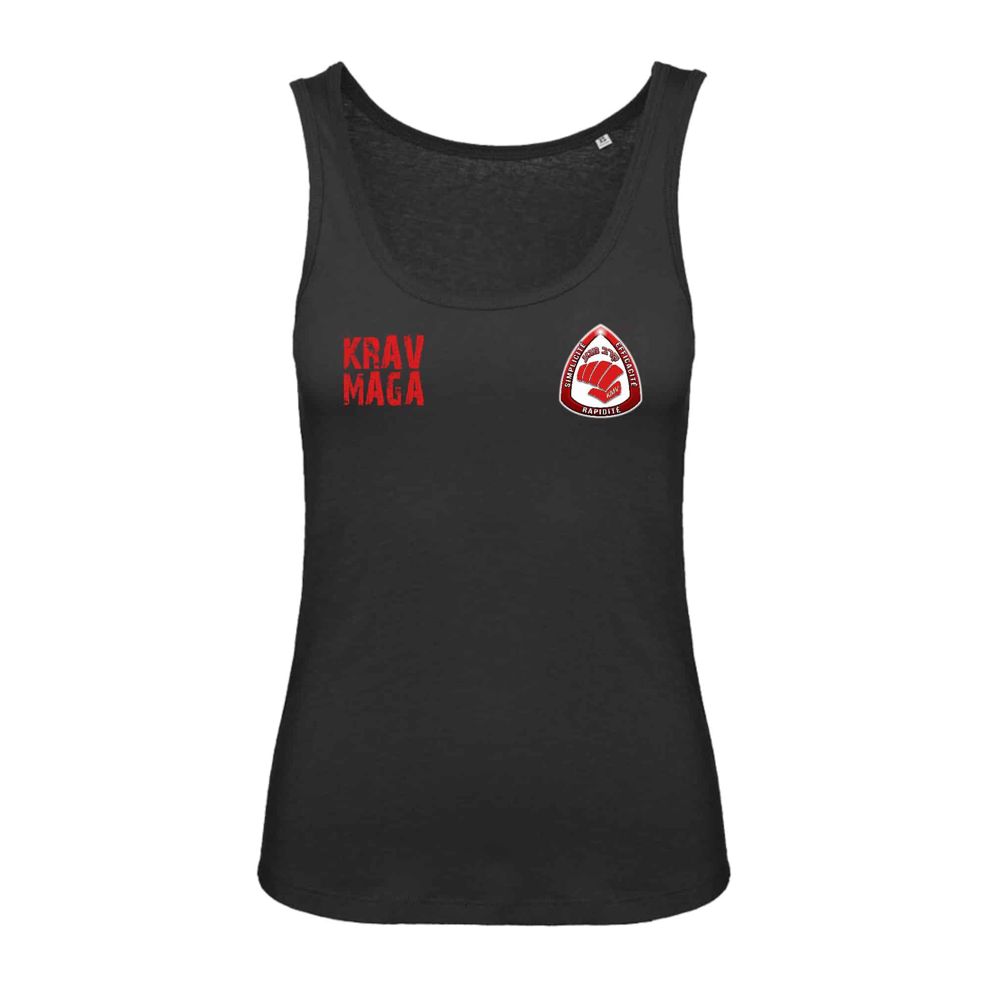 DEBARDEUR (femme) - KRAV MAGA VERNEUIL - Noir - BC073