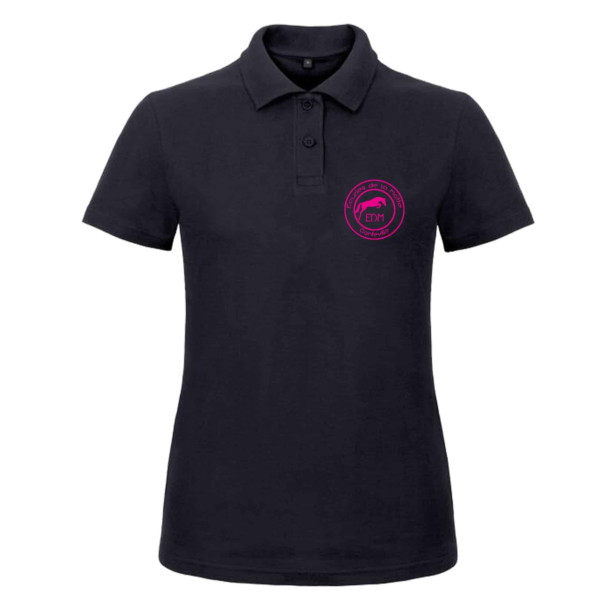 Polo premium (femme) - ECURIES DE LA MOTTE (62) - Navy - BCW463