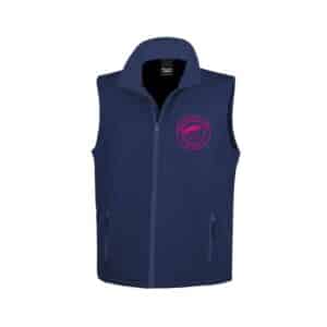 SOFTSHELL SANS MANCHE (femme) – ECURIES DE LA MOTTE (62) - Navy - R232F