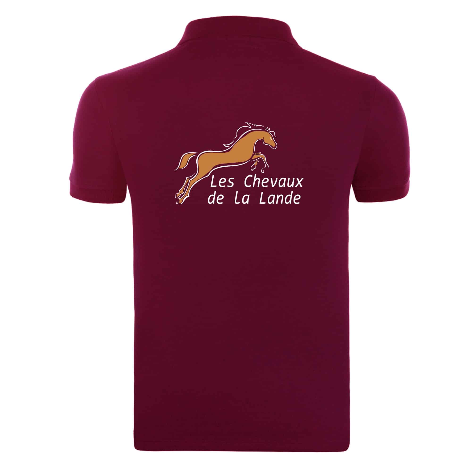 POLO (homme) - Les Chevaux de La lande - BCU424 – Image 3