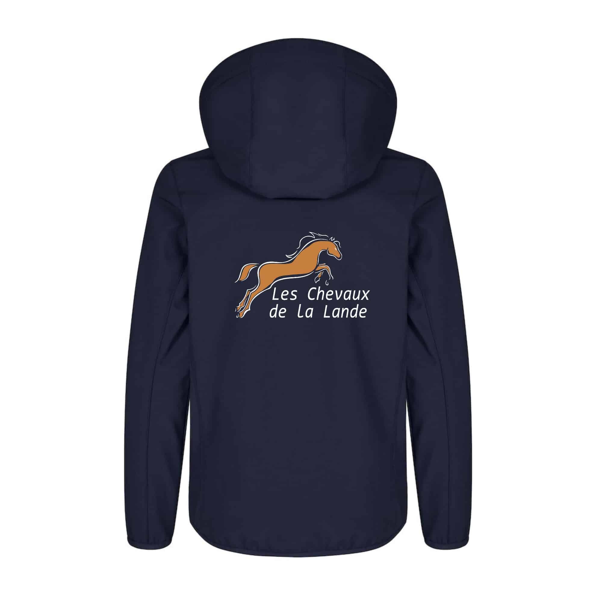 SOFTSHELL "Classic" (enfant) - Les Chevaux de La lande - Navy - 0200909 – Image 3