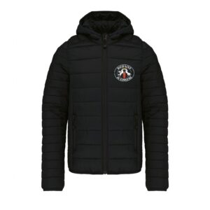 DOUDOUNE AVEC MANCHES ET CAPUCHE (enfant) - Domaine de Lorleau - Noir - K6112