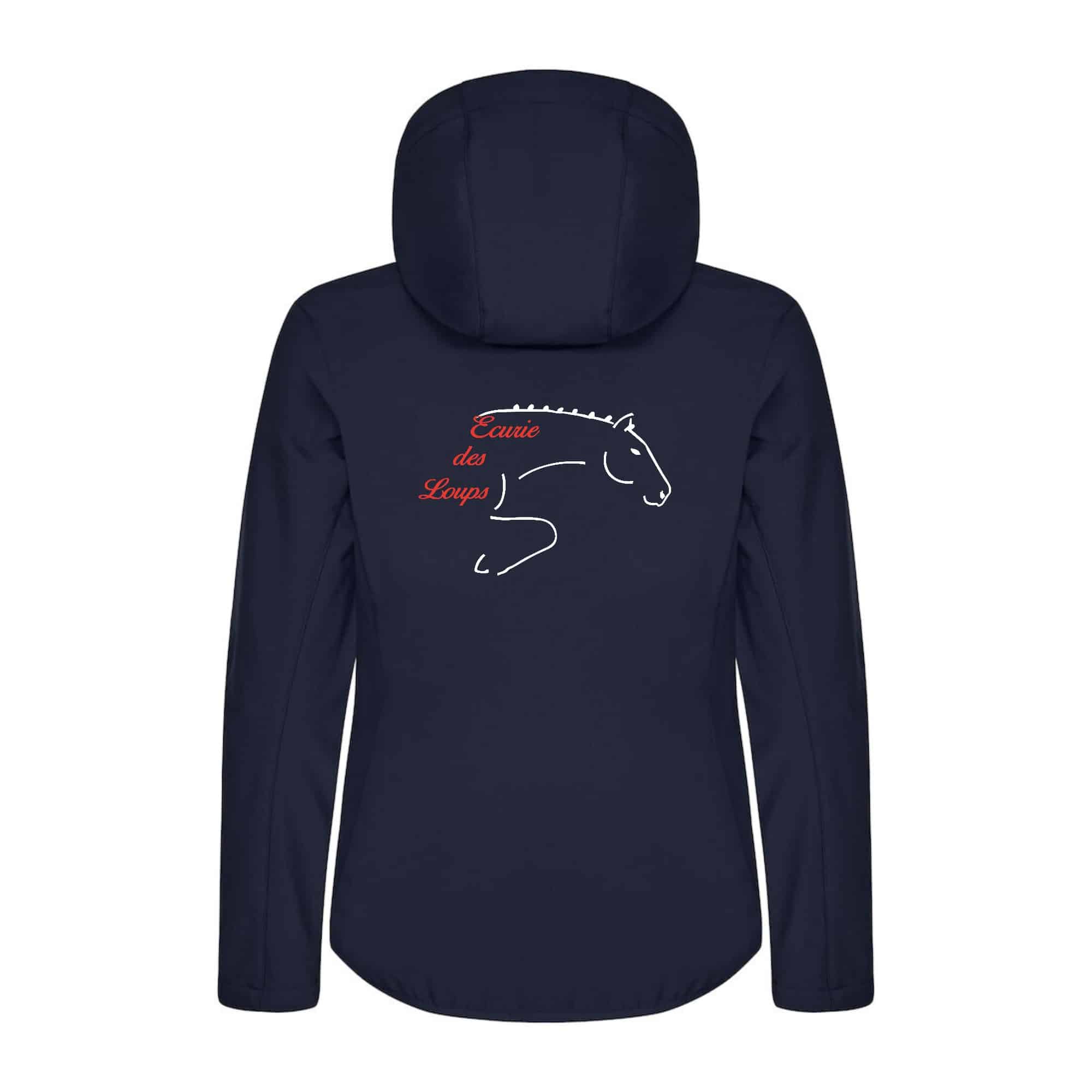 SOFTSHELL "Classic" (femme) - Écuries des Loups – Navy - 0200917 – Image 3