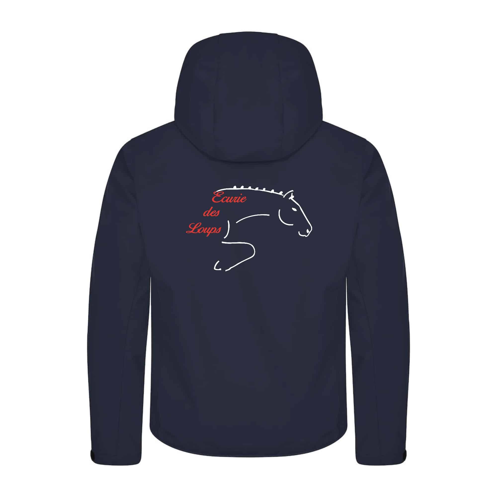 SOFTSHELL "Classic" (homme) - Écuries des Loups – Navy - 0200912 – Image 3