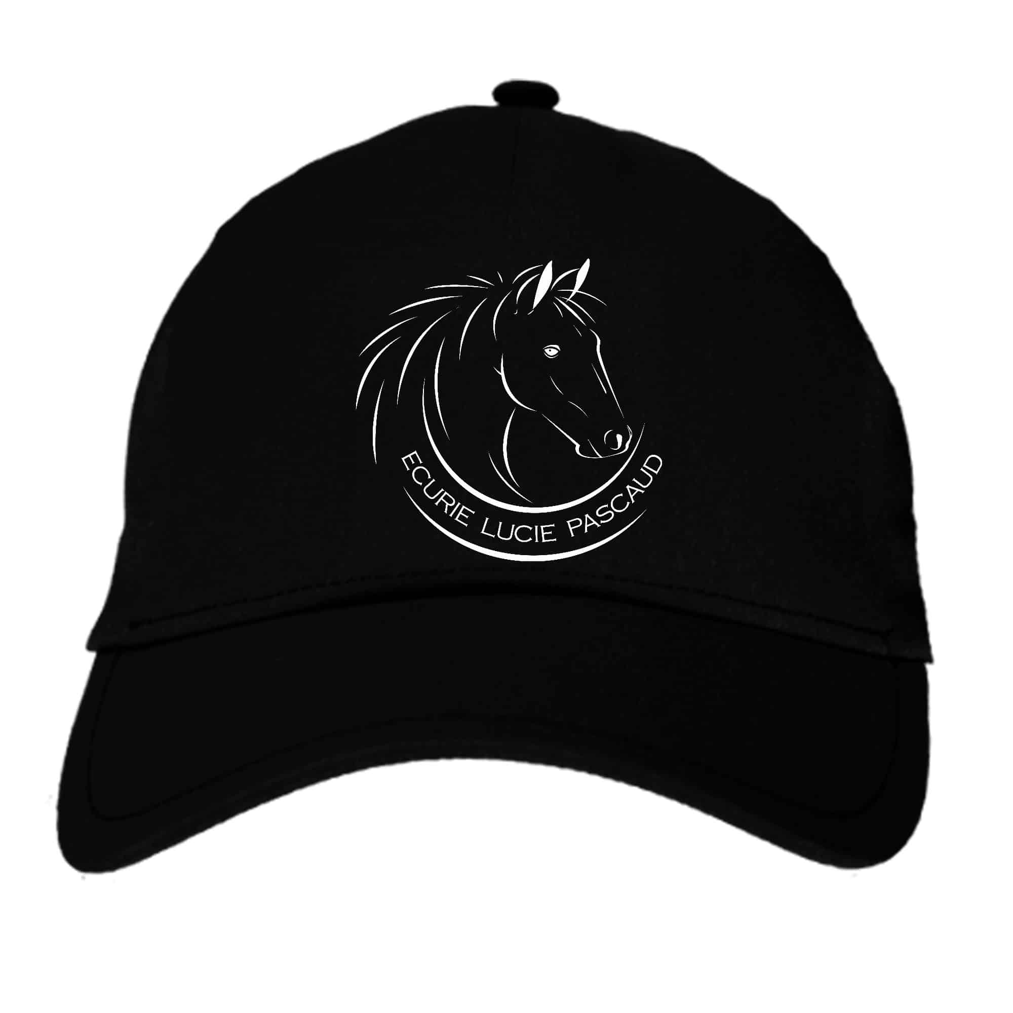 CASQUETTE - Écurie Lucie Pascaud - Noir - BF015