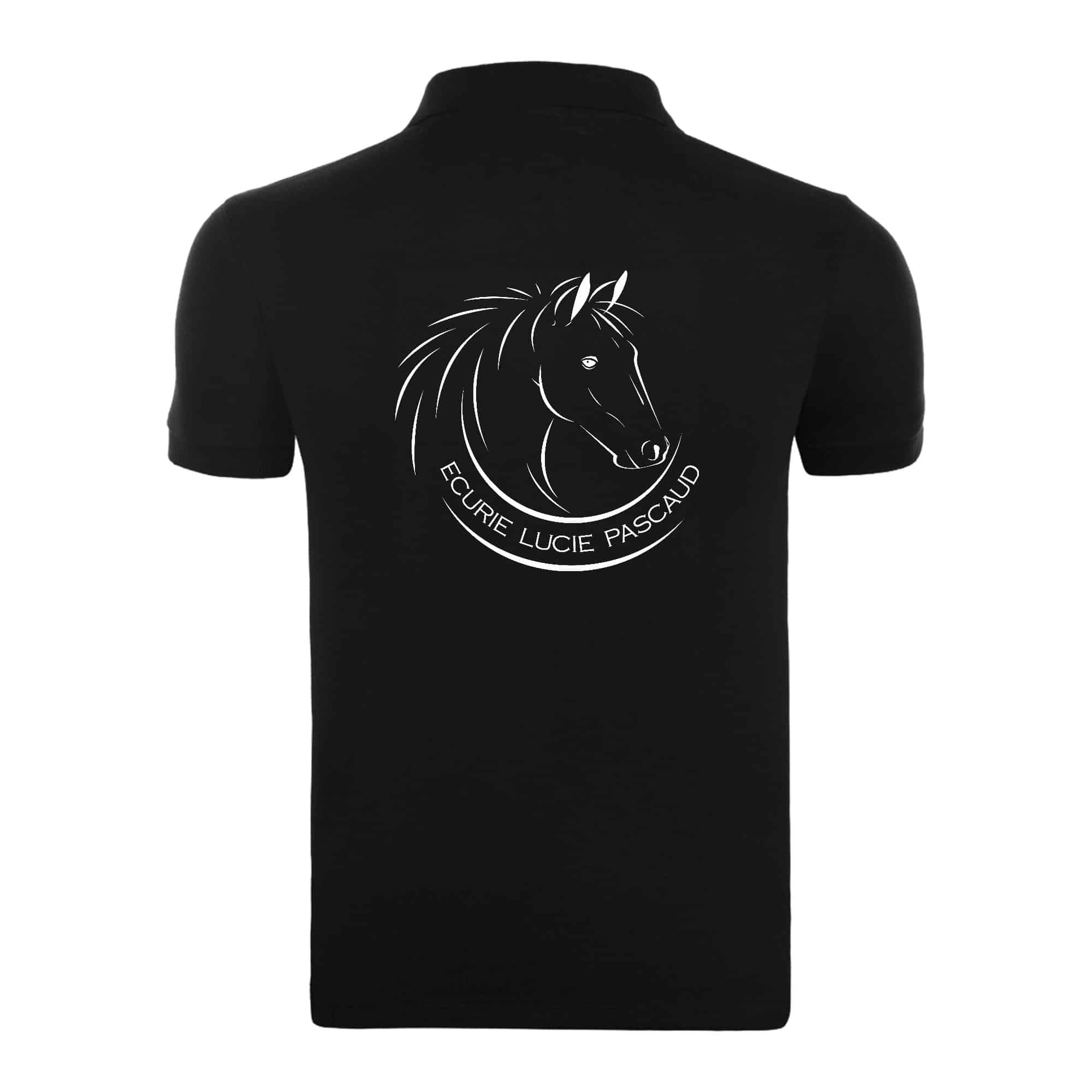 POLO (enfant) - Écurie Lucie Pascaud - Noir - BCK424 – Image 3