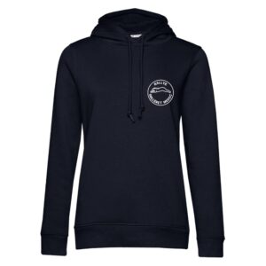 SWEAT A CAPUCHE (femme) – Rallye Malleret Médoc - Navy - BCW34B