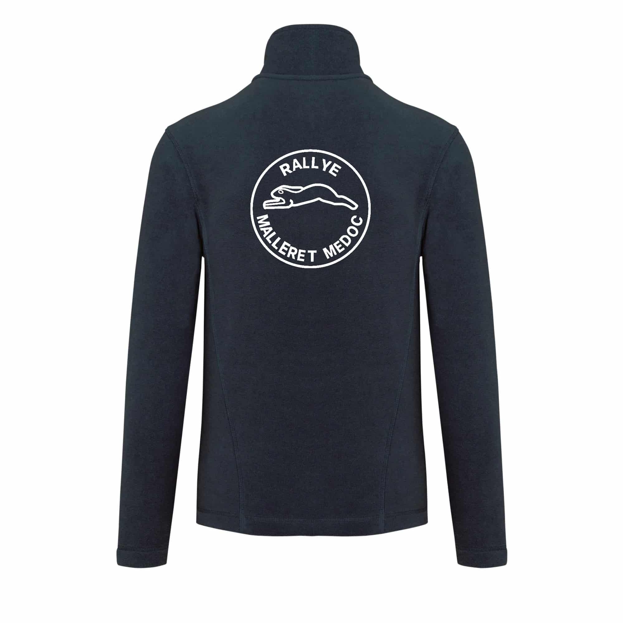 Veste micropolaire zippée (enfant) – Rallye Malleret Médoc - Navy – K920 – Image 3