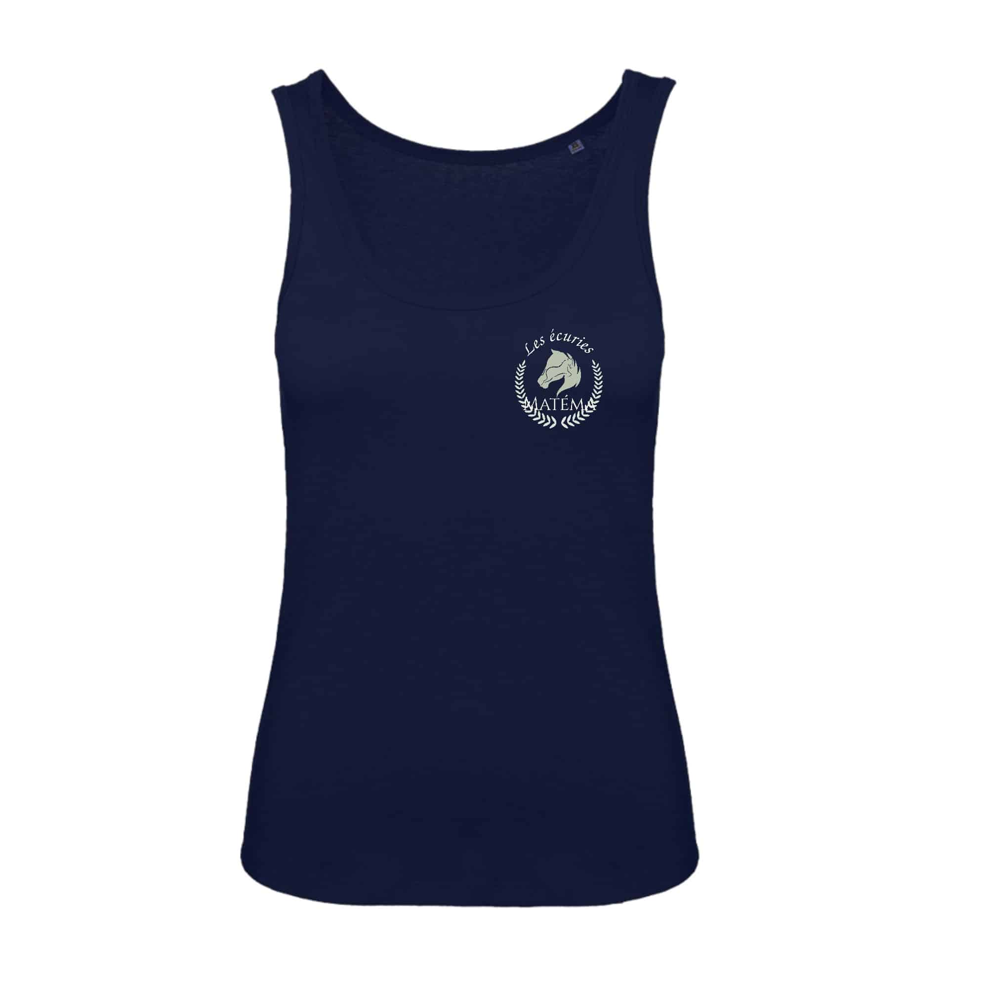 DEBARDEUR (femme) - Les écuries matéma - Navy - BC073