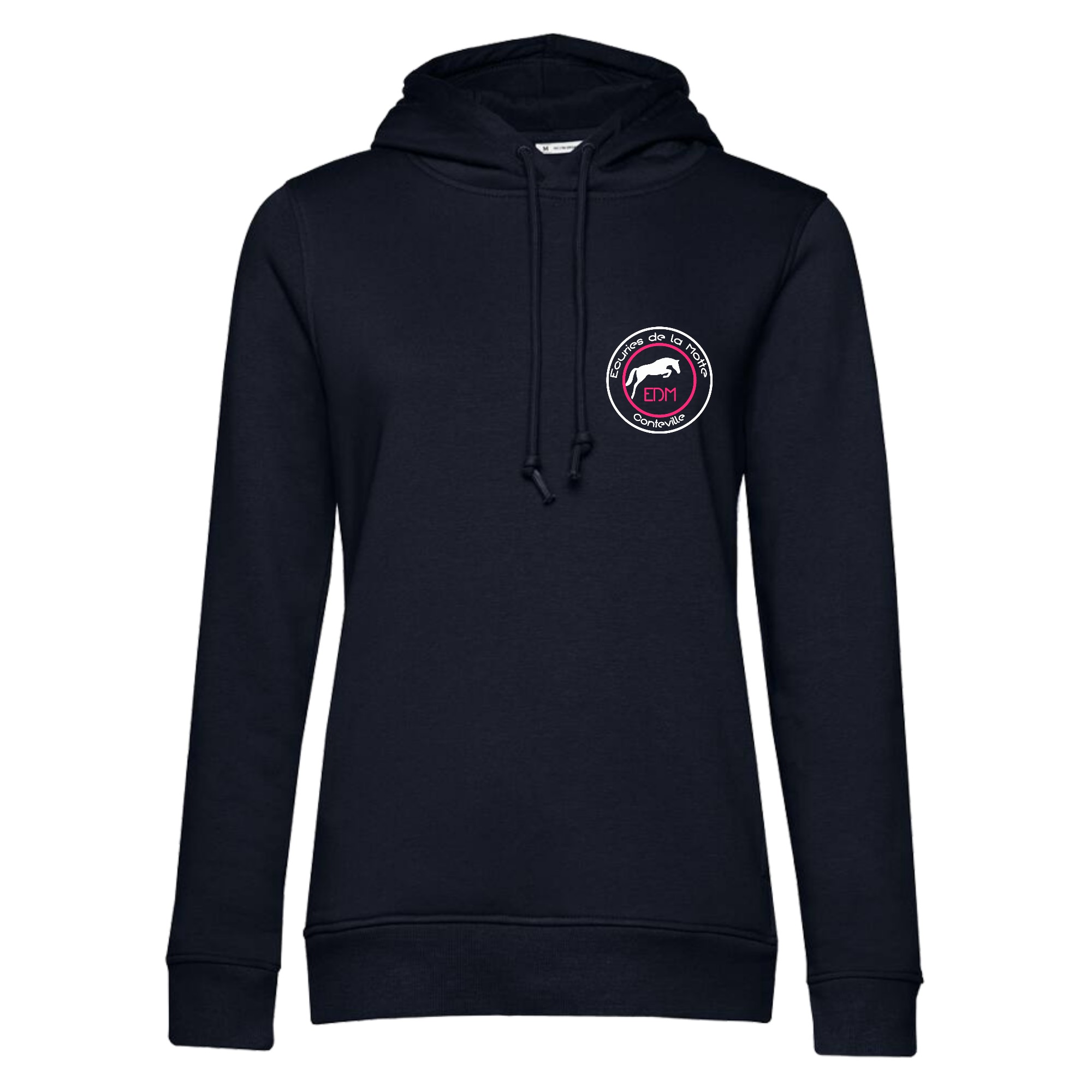 SWEAT A CAPUCHE (femme) – ECURIES DE LA MOTTE (62) - Navy - BCW34B