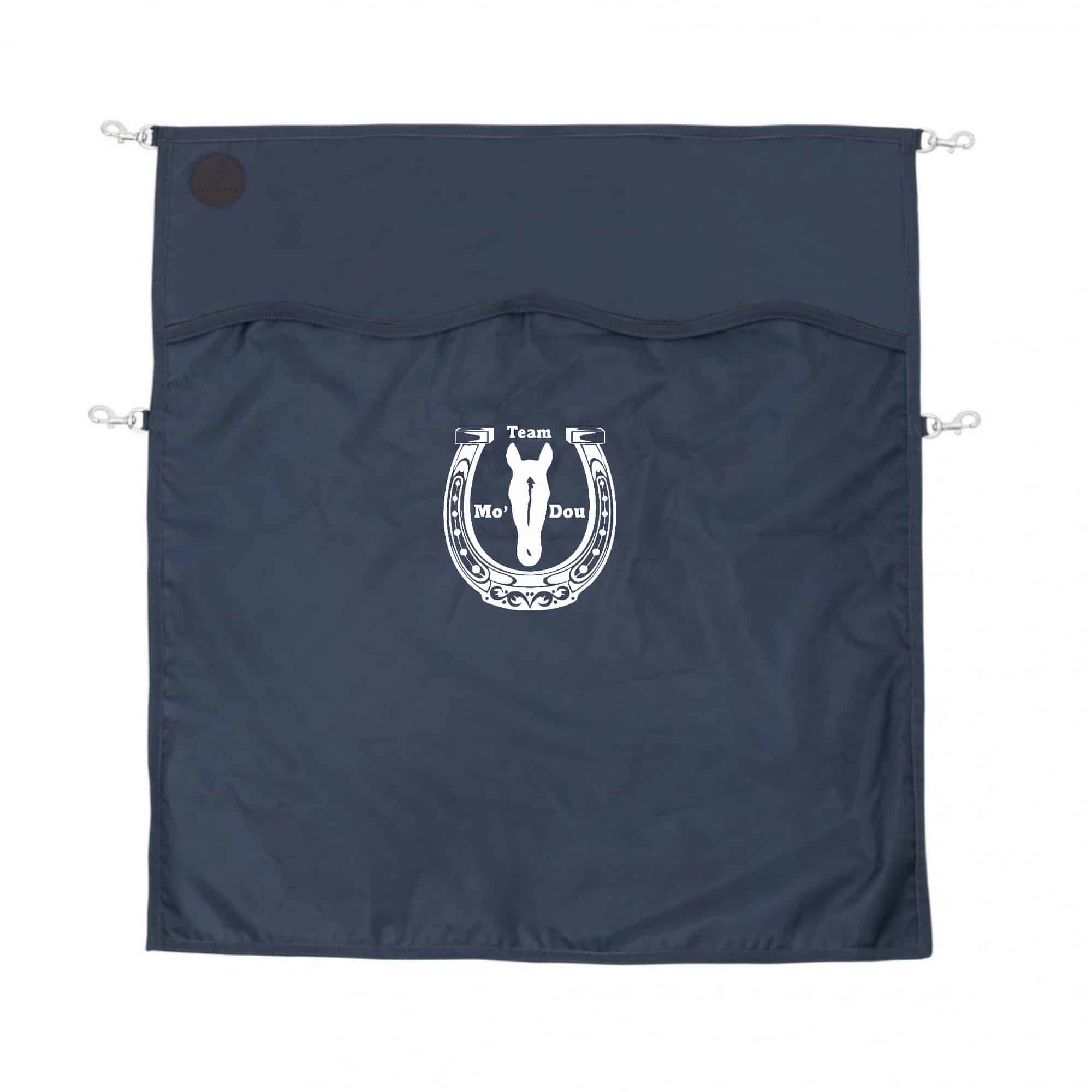 Rideau ou porte de box EQUITHÈME Premium - Mo’Dou Team - Navy - RP001