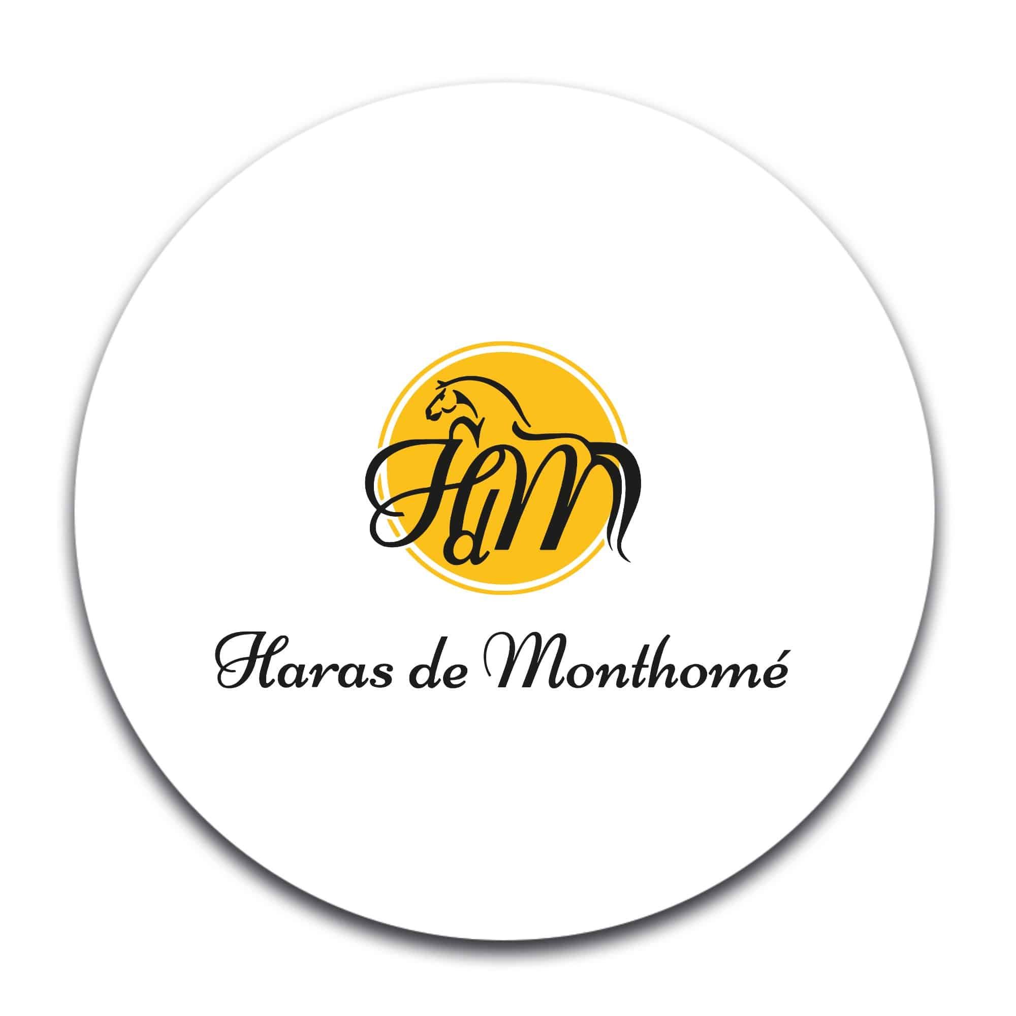 STICKER ROND - Haras de Monthome - STI001