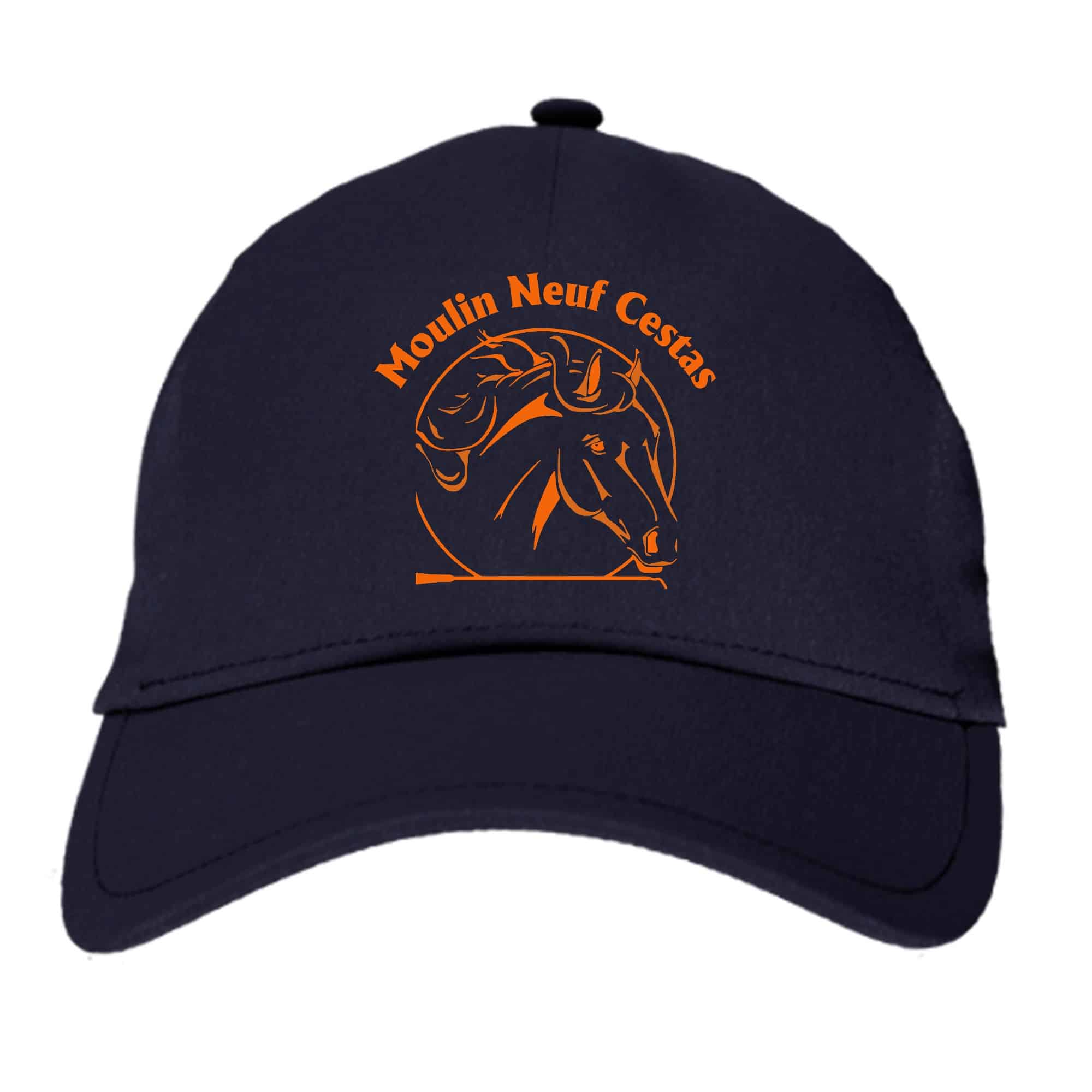 CASQUETTE - CERCLE HIPPIQUE DE MOULIN NEUF - Navy - BF015