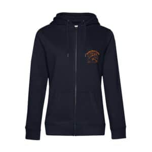 SWEAT ZIPPÉ (femme) - CERCLE HIPPIQUE DE MOULIN NEUF - Navy - BCW03Q