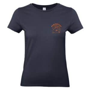 T-SHIRT (femme) - CERCLE HIPPIQUE DE MOULIN NEUF - Navy - BC04T