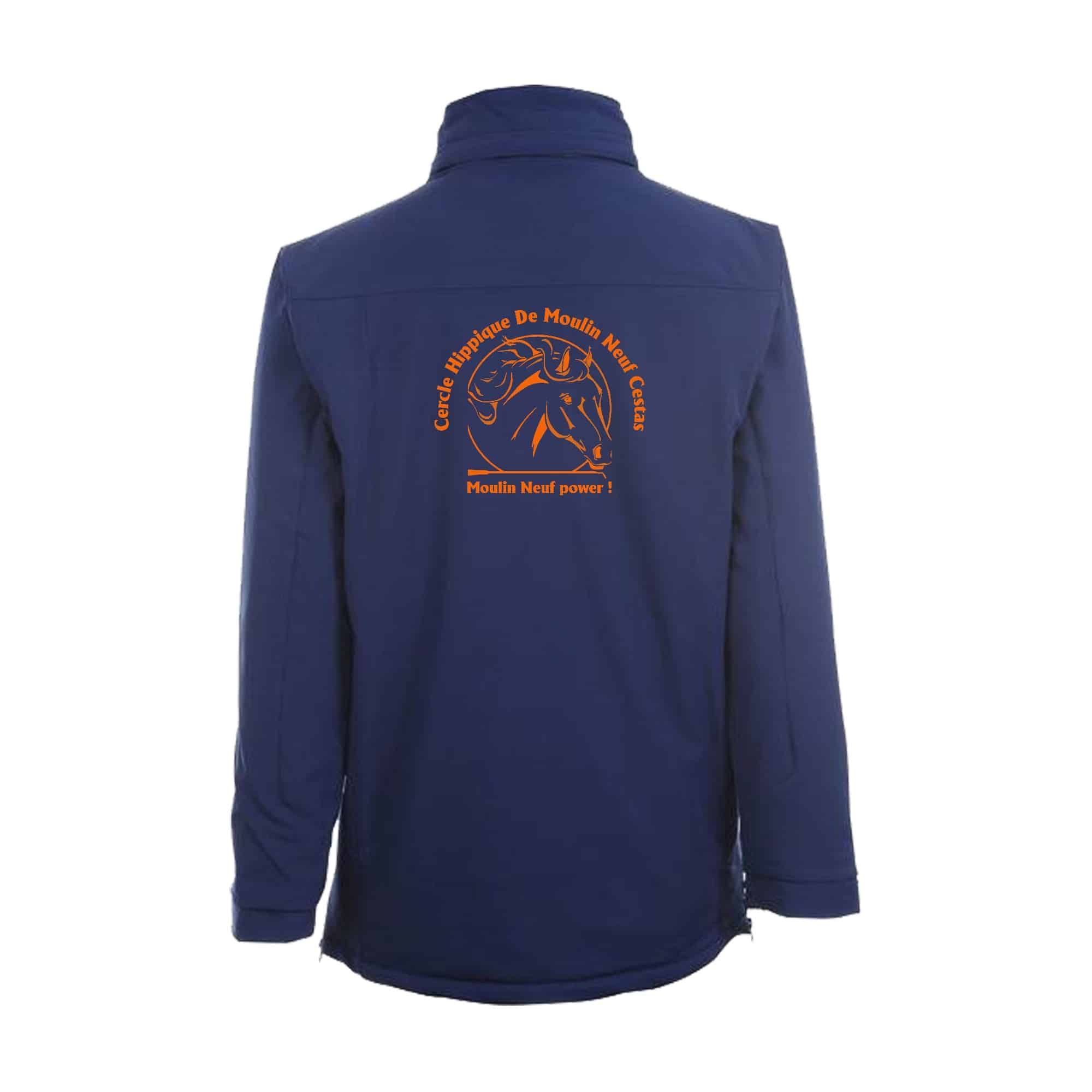 PARKA (unisexe) - CERCLE HIPPIQUE DE MOULIN NEUF - Navy - PK543 – Image 4