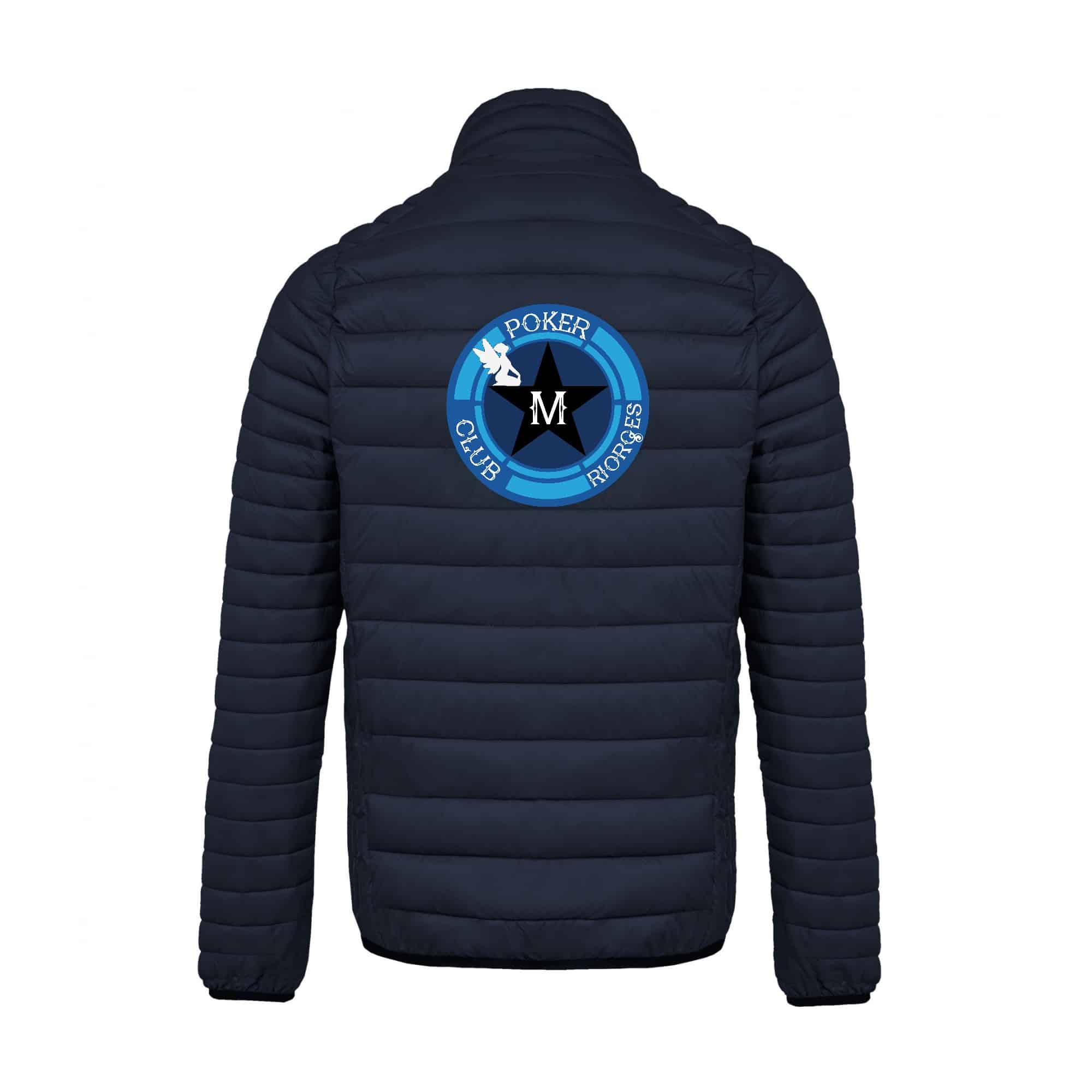 DOUDOUNE AVEC MANCHES (homme) - M POKER CLUB RIORGES – Navy - K6120 – Image 3