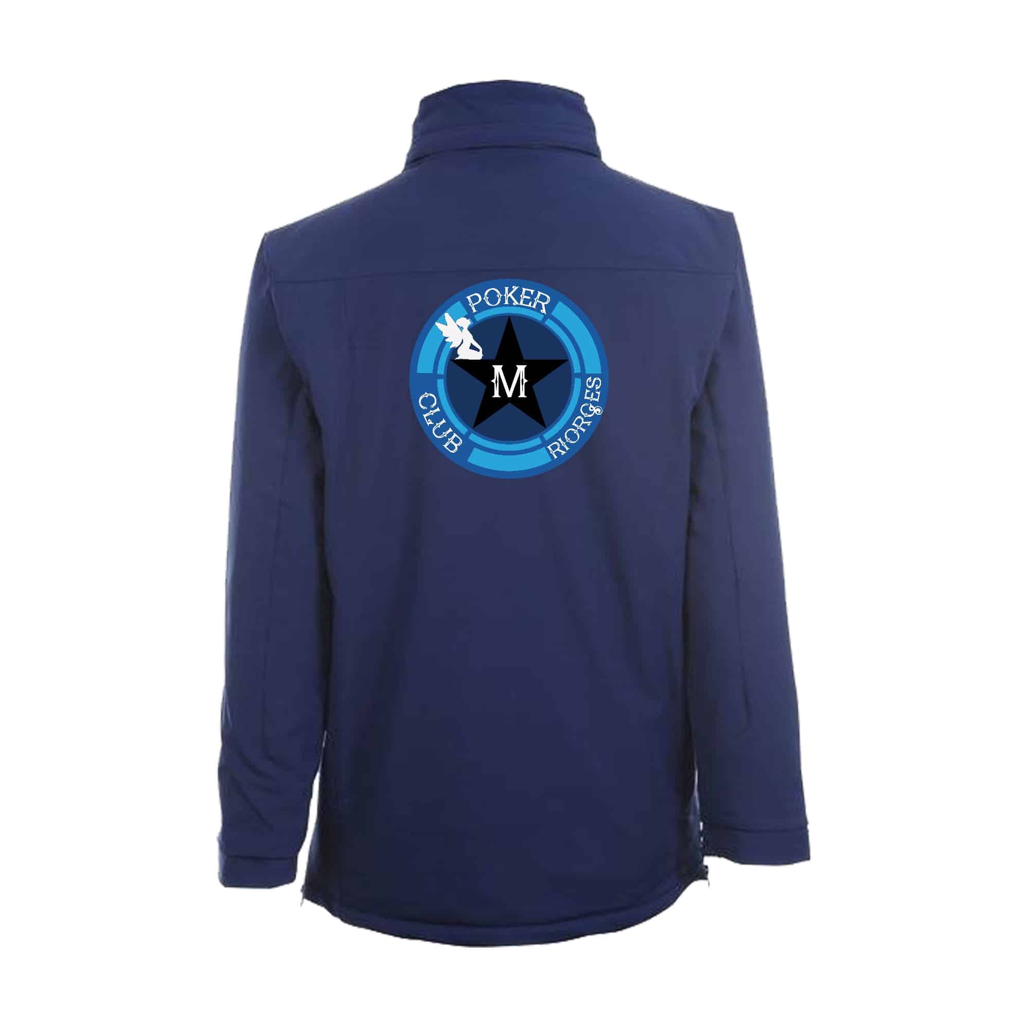 PARKA (unisexe) - M POKER CLUB RIORGES – Navy - PK543 – Image 4