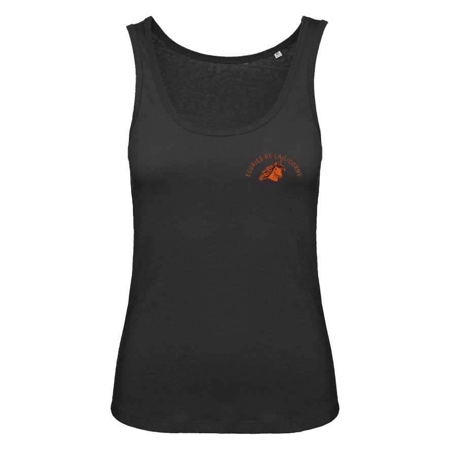 DEBARDEUR (femme) - Ecuries de la Licorne - Noir - BC073