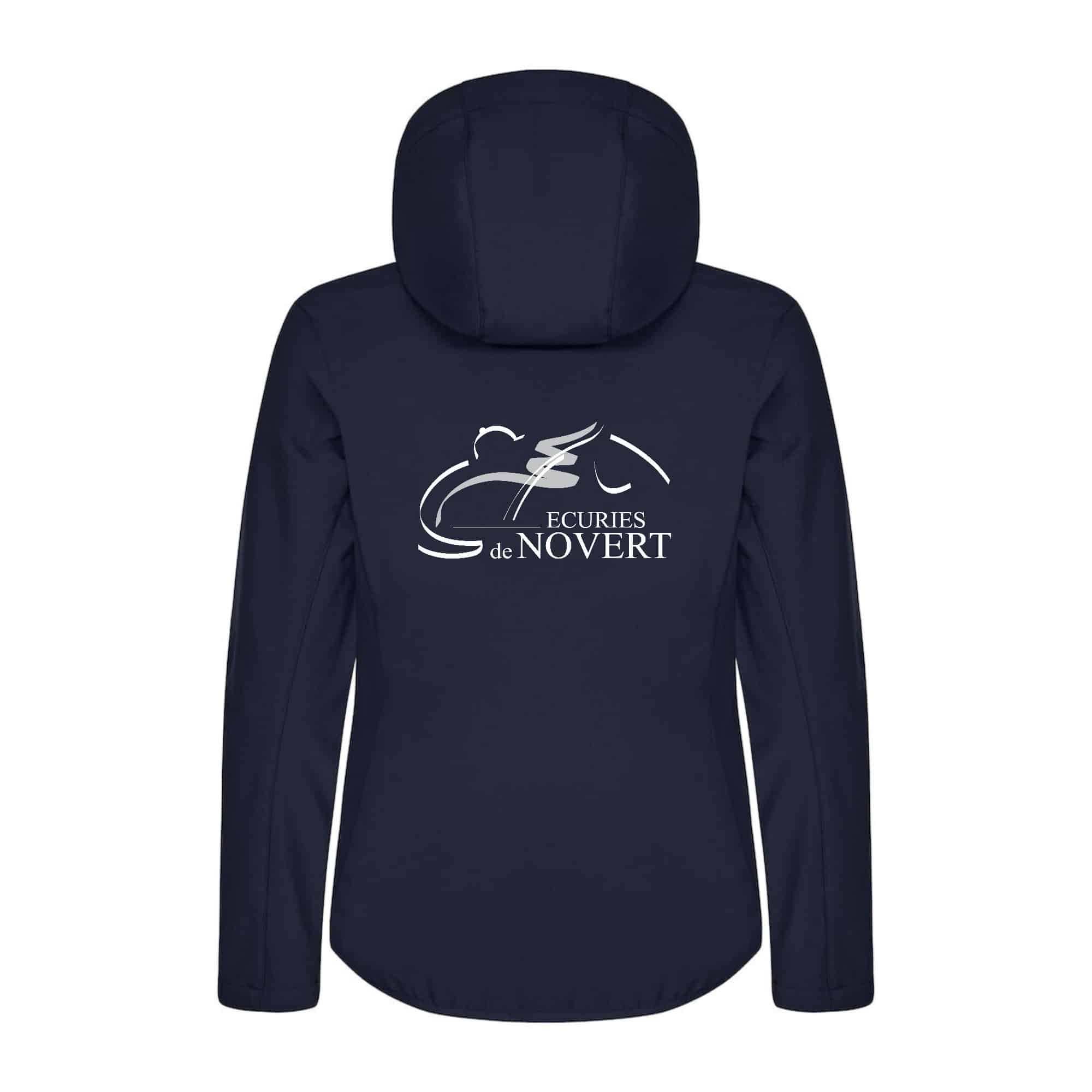 SOFTSHELL "Classic" (femme) - LES ECURIES DE NOVERT - Navy - 0200917 – Image 3