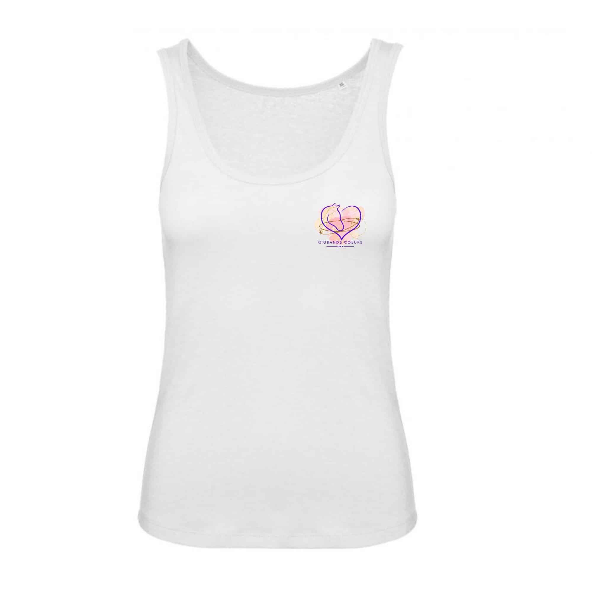 DEBARDEUR (femme) - Association O’GRANDS COEURS - Blanc - BC073