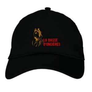 CASQUETTE - Écuries la Basse D'oncières - Noir - BF015
