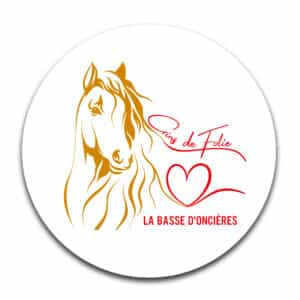 STICKER ROND - Écuries la Basse D'oncières - STI001