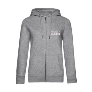 SWEAT ZIPPÉ (femme) - SCEA les écuries de la papote - Gris chiné - BCW03Q