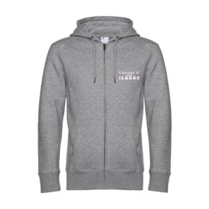 SWEAT ZIPPÉ (enfant) - SCEA les écuries de la papote - Gris chiné - K455