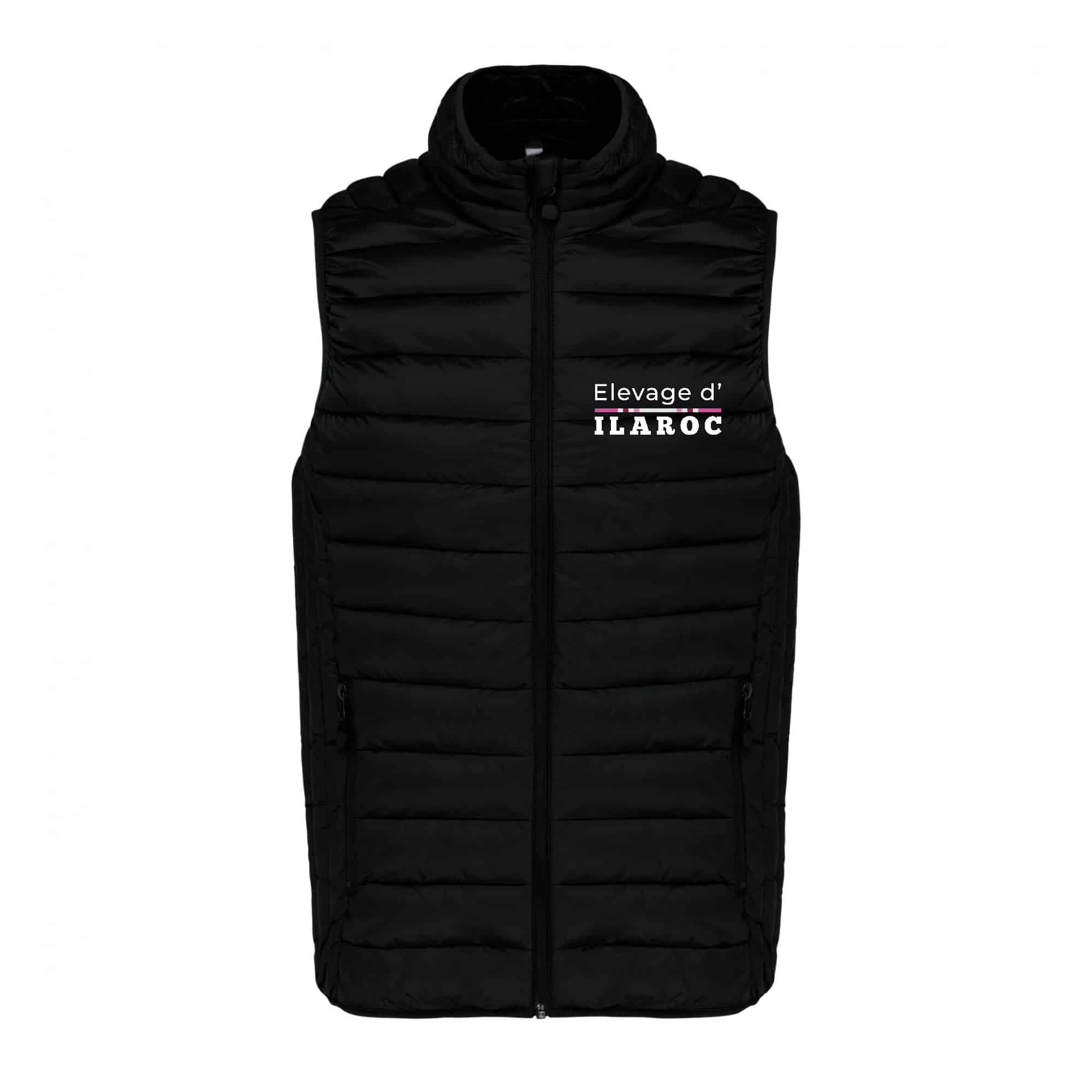 DOUDOUNE SANS MANCHES (enfant) - SCEA les écuries de la papote - Noir - K6115