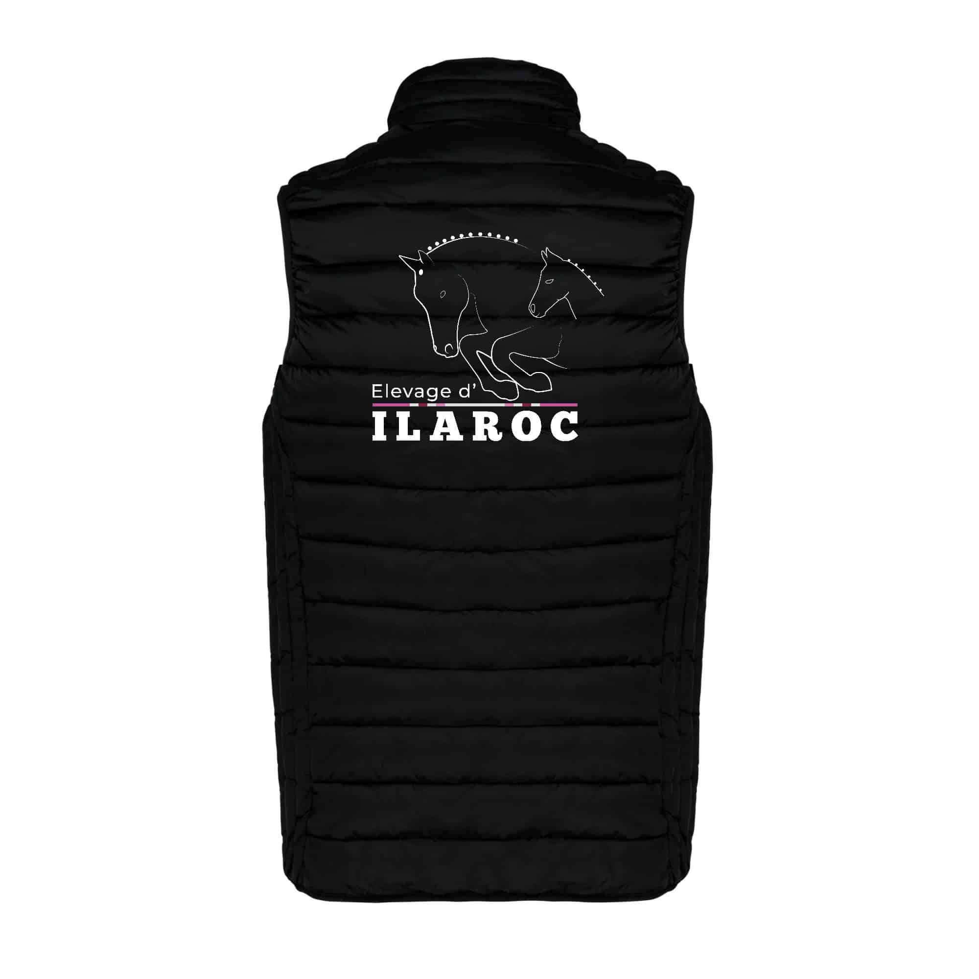 DOUDOUNE SANS MANCHES (enfant) - SCEA les écuries de la papote - Noir - K6115 – Image 3