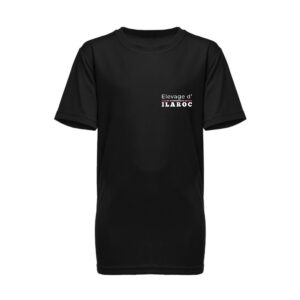 T-Shirt respirant (enfant) - SCEA les écuries de la papote - Noir - PK142