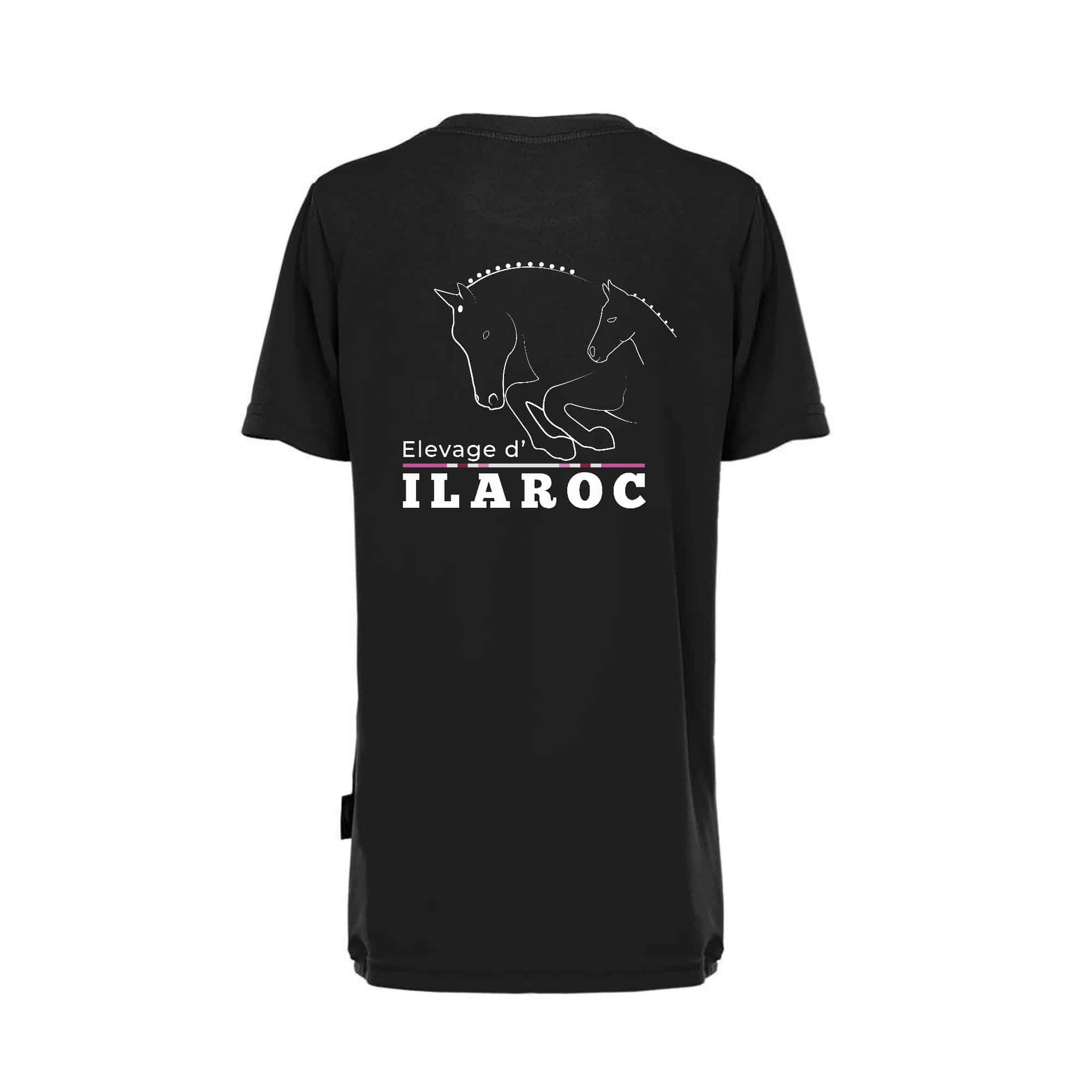 T-Shirt respirant (enfant) - SCEA les écuries de la papote - Noir - PK142 – Image 3