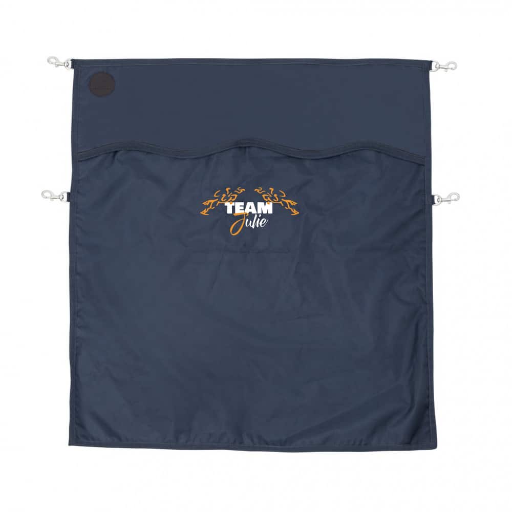 Rideau ou porte de box EQUITHÈME Premium - Poney Club Team Julie - Navy - RP001