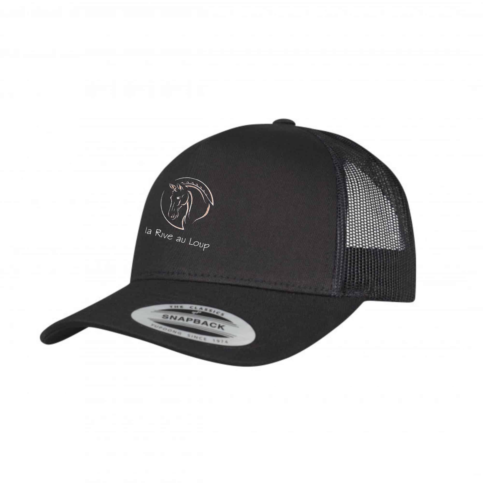 Casquette trucker - Écurie de la rive au loup - Noir - FX6506