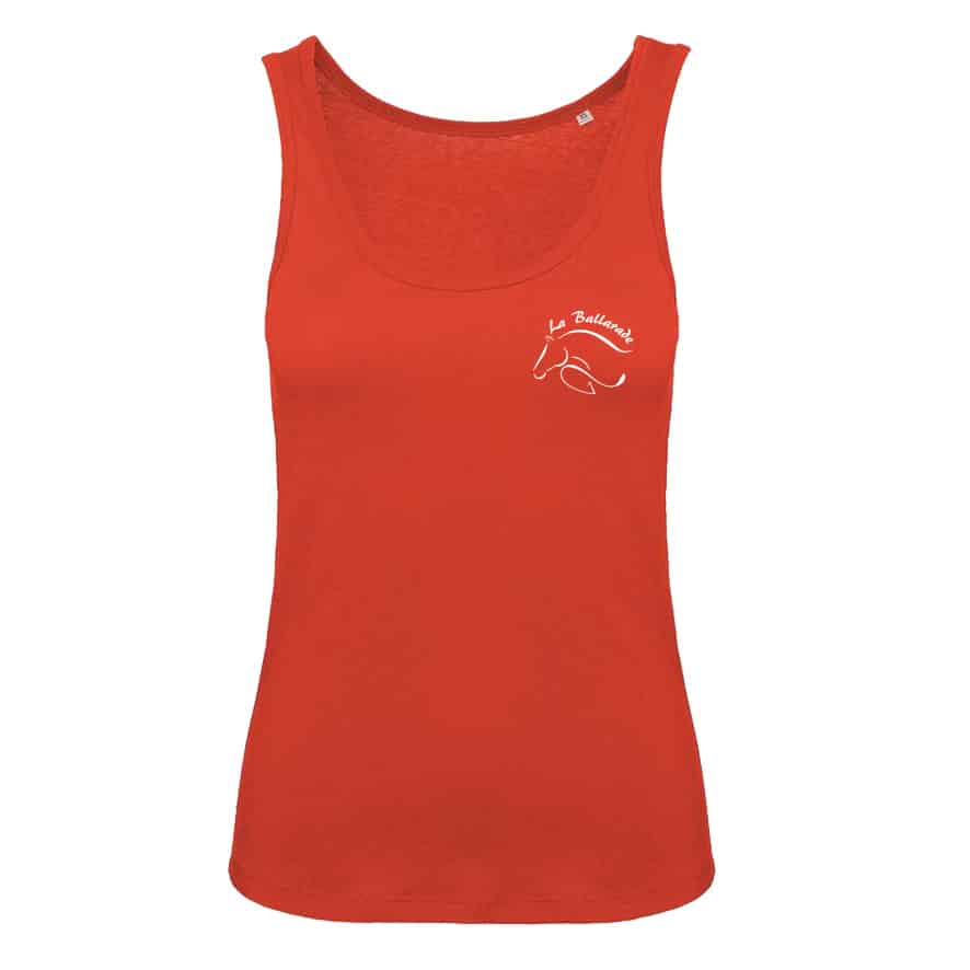 DEBARDEUR (femme) - Centre Equestre la Ballarade - Rouge - BC073