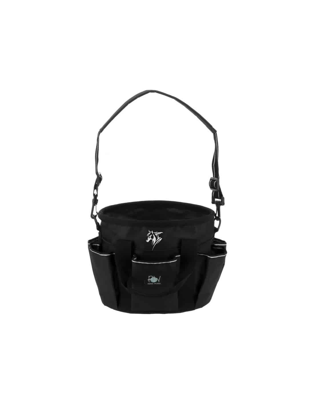 Sac de pansage Riding World multipoches - Centre Equestre du Marais (39) – Noir - 910664